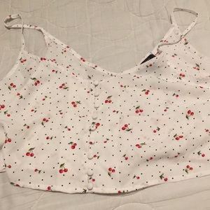 Cherry crop top